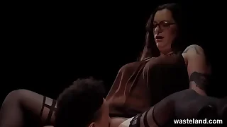 Compelling Scene As Sizzling Submissive Ridden And Trained By Adult Mistress