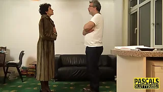 Ricochet mature submissive gets untied for fuck