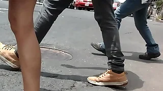 mature candid flipflops